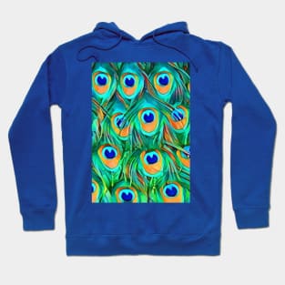 Peacock Feathers III Hoodie